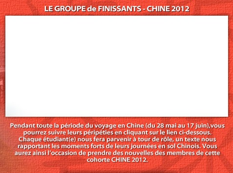 Collège Ahuntsic, Option Globe, 2012, Chine, Voyage, Stage, Formation, Bénévolat, International, Communautaire, Sciences Humaines, Cégep, Montréal, Québec, Centre NEMESIS